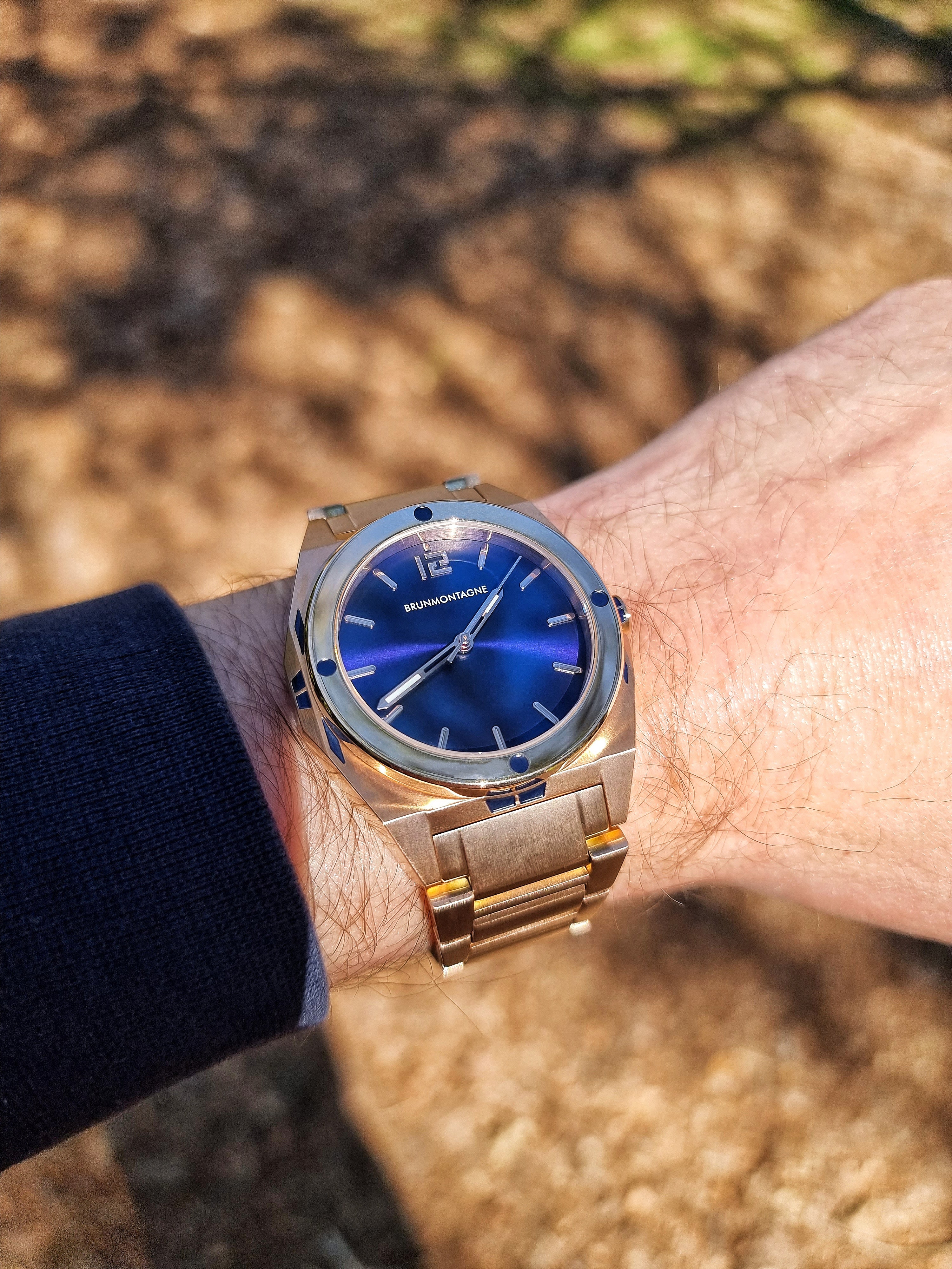 Wristshot 40mm Rgoud/Blauw 2