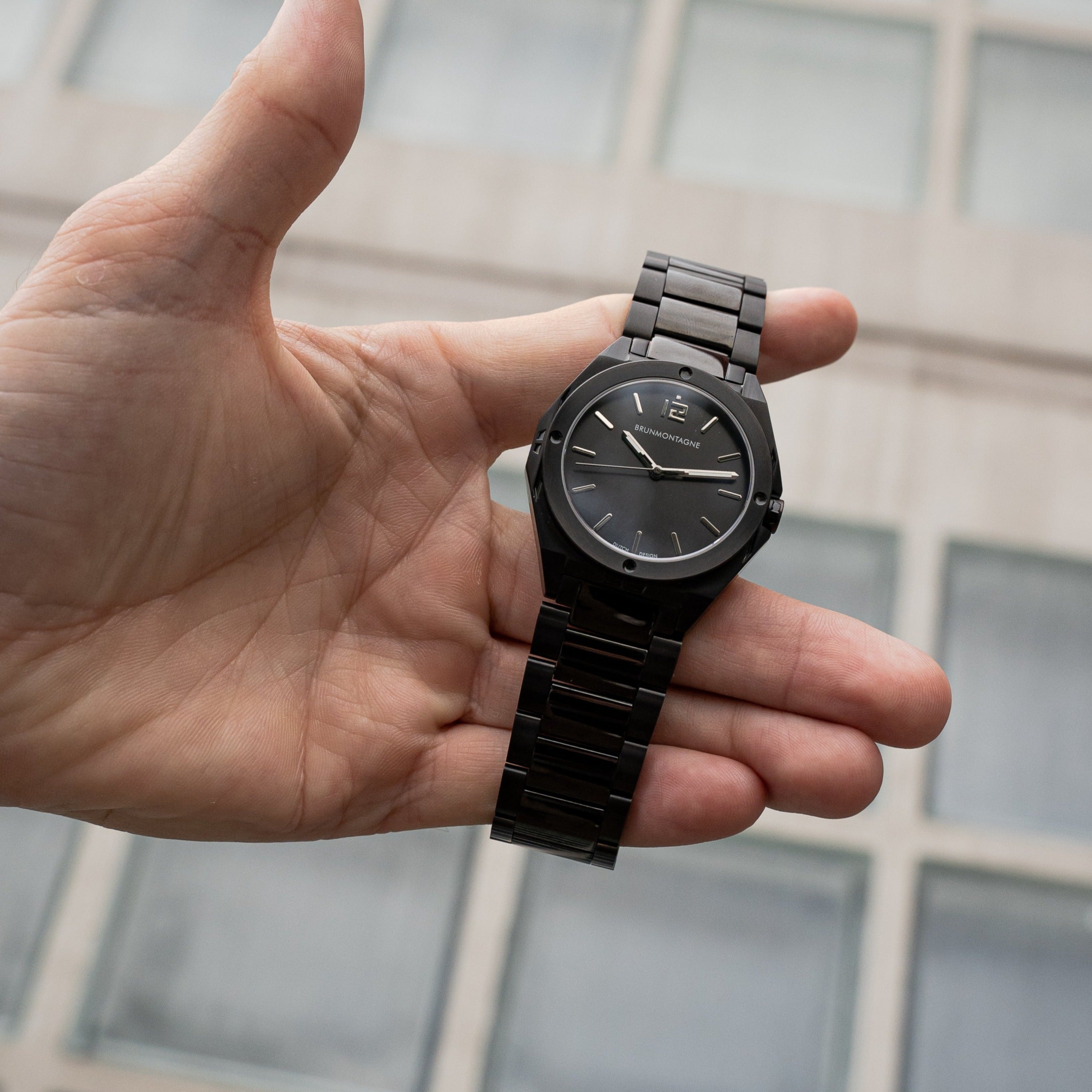 42mm Representor Black Black PCL steel bracelet