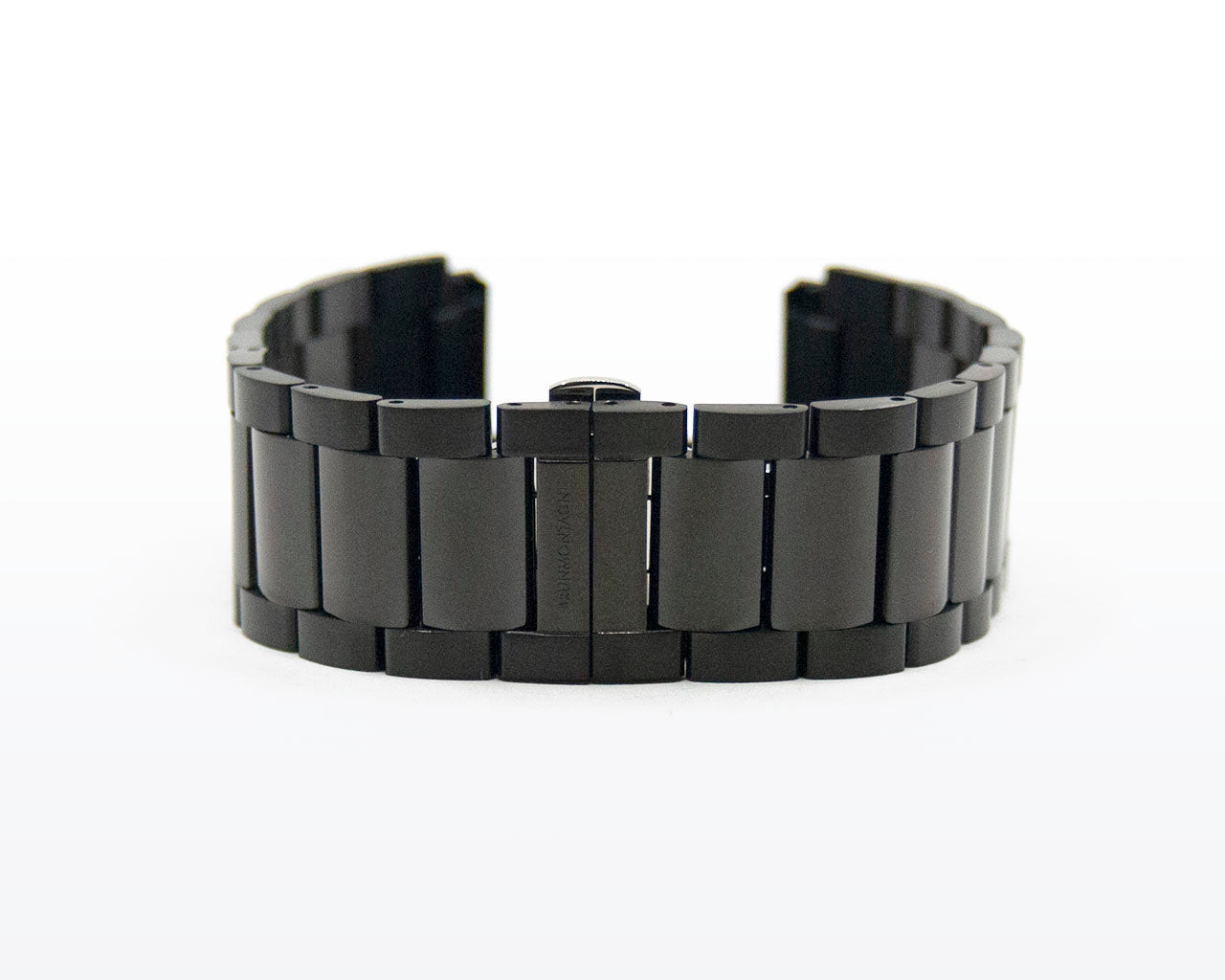 Zwarte PCL stalen band opgerold