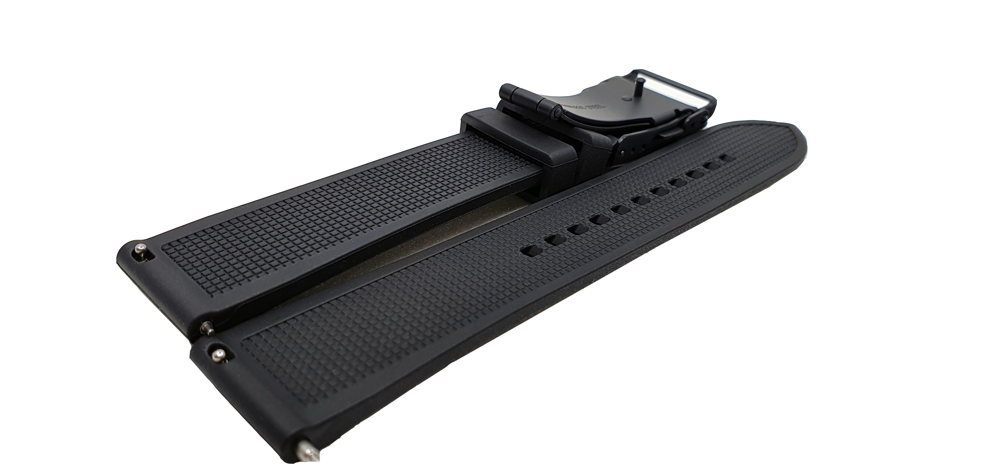 Rubberen band onderkant liggend