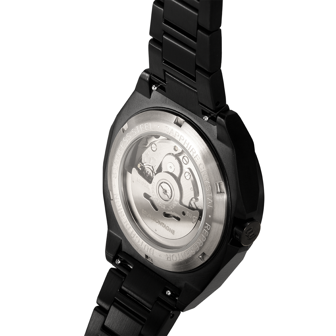 42mm Representor zwart/zwart achterkant