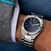 42mm Steel Blue Representor with Steel PCL bracelet and brushed bezel